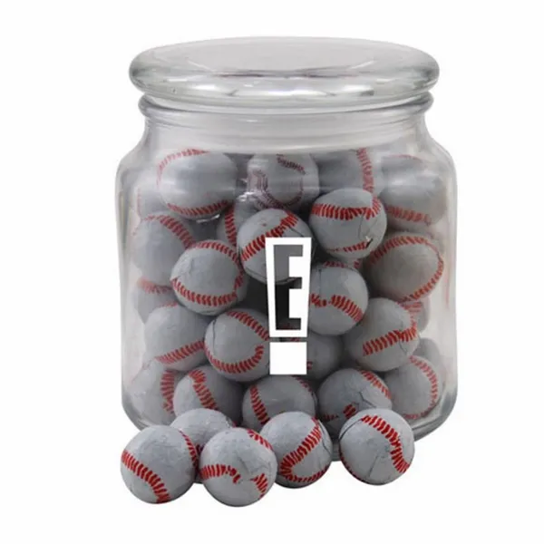 Jar with Chocolate Baseballs - SG400 - Custom Phone Wallets Now