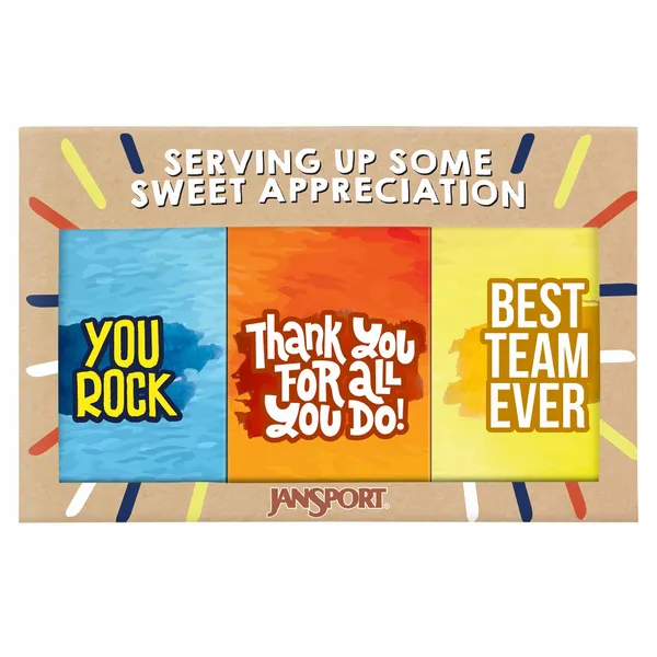 3 Pack - 3oz Chocolate Bar Gift Set - Custom Phone Wallets Now