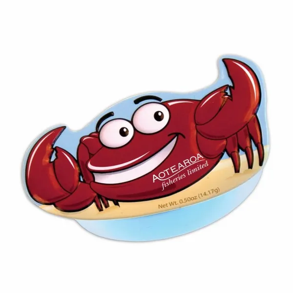 Crab Shaped Mint Tin - Custom Phone Wallets Now
