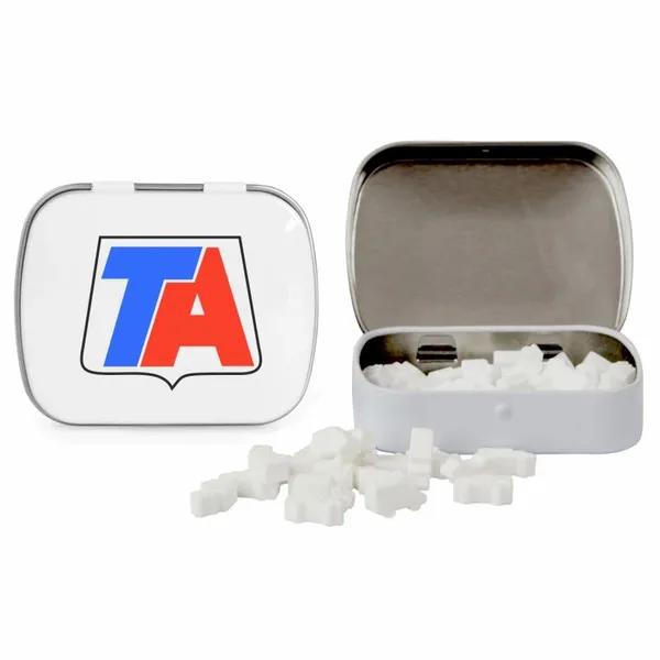 Domed Tin with Truck Shaped Mints - Custom Phone Wallets Now