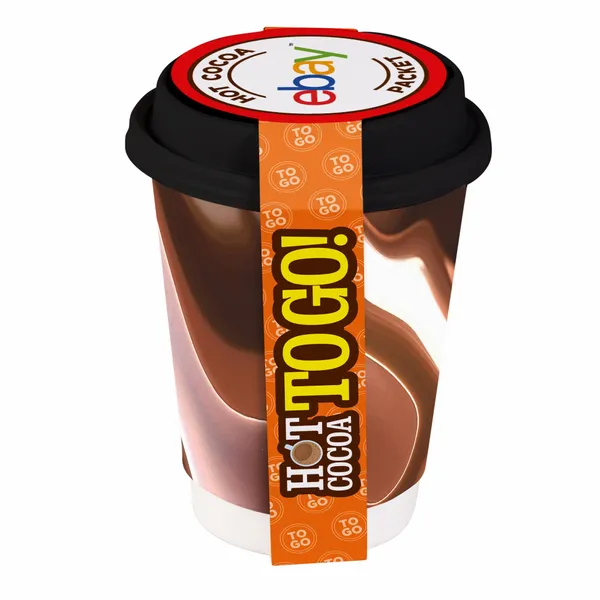 To-Go 12 oz. Cup with Hot Cocoa Packet - Custom Phone Wallets Now