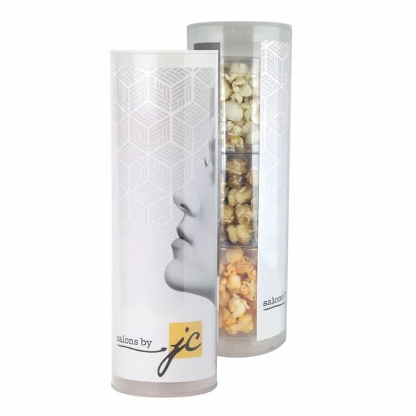 3 Piece Gift Tube with Popcorn - Custom Phone Wallets Now