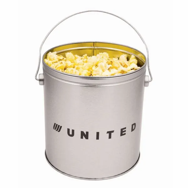 One Gallon Popcorn Tin - Butter Popcorn - Custom Phone Wallets Now