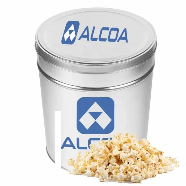 Three and a Half Gallon Popcorn Tin - Butter Popcorn - Custom Phone Wallets Now