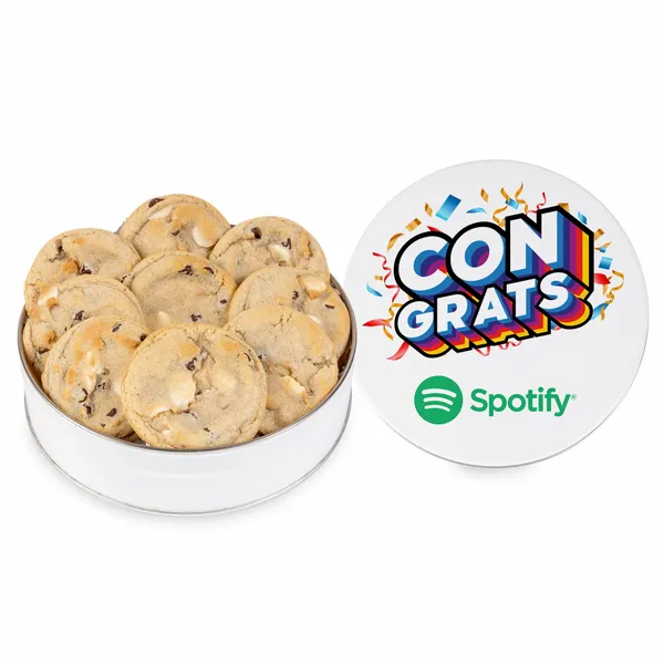 Fresh Beginnings Double Chip Cookie Tin (Small) - Custom Phone Wallets Now