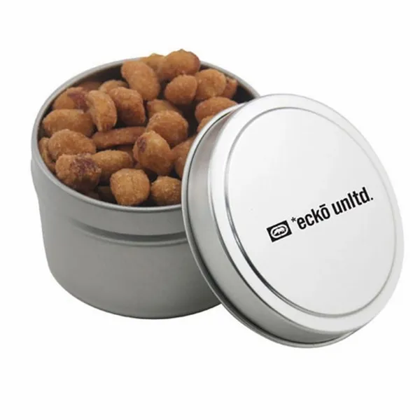Round Tin with Honey Roasted Peanuts - SBF3100 - Custom Phone Wallets Now