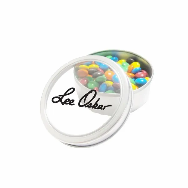 M&M'S® in Large Top View Tin - Custom Phone Wallets Now