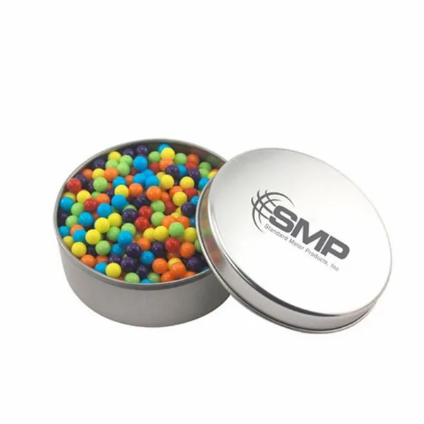 Round Tin with Mini Jawbreakers - SBF3000 - Custom Phone Wallets Now