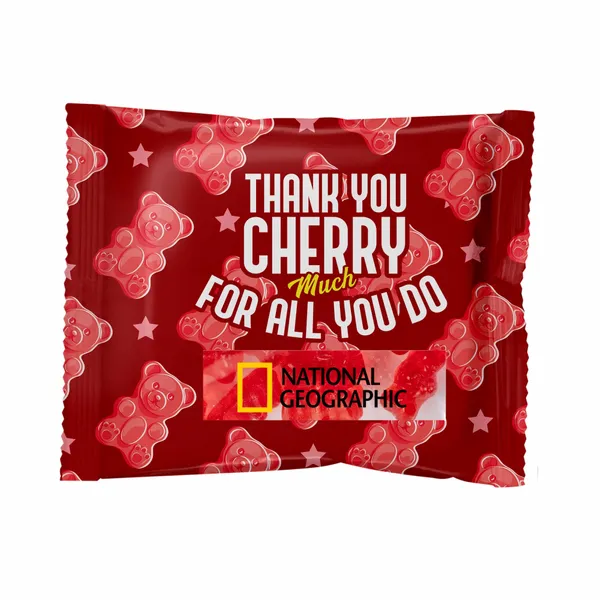 Candy By Color 2 oz. Full Color Digibag with Gummy Bears - Custom Phone Wallets Now