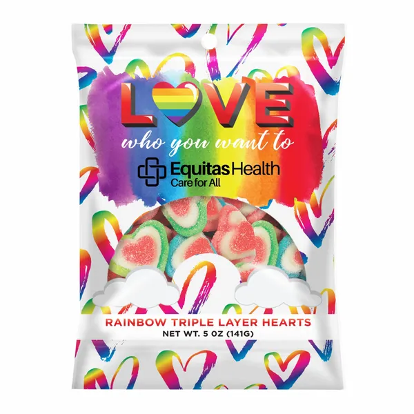 Pride Digibags with Triple Layer Hearts - Custom Phone Wallets Now