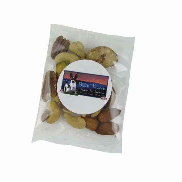 1oz. Goody Bags - Deluxe Mixed Nuts - Custom Phone Wallets Now