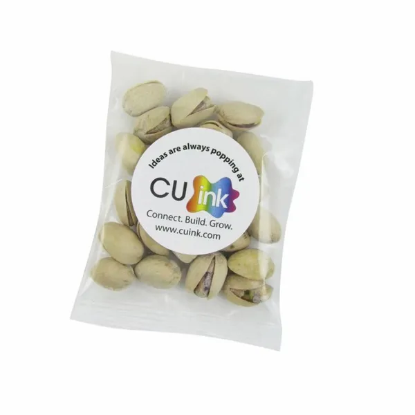 1oz. Goody Bags - Jumbo Salted Pistachios - Custom Phone Wallets Now