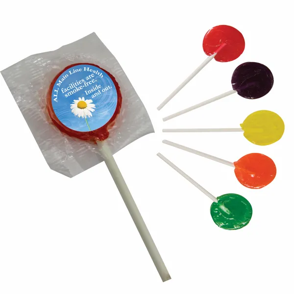 Lollipop w/ Round Label - Custom Phone Wallets Now