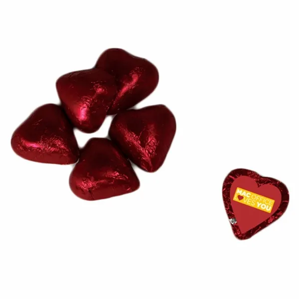 Individually Wrapped Chocolate Hearts - Custom Phone Wallets Now
