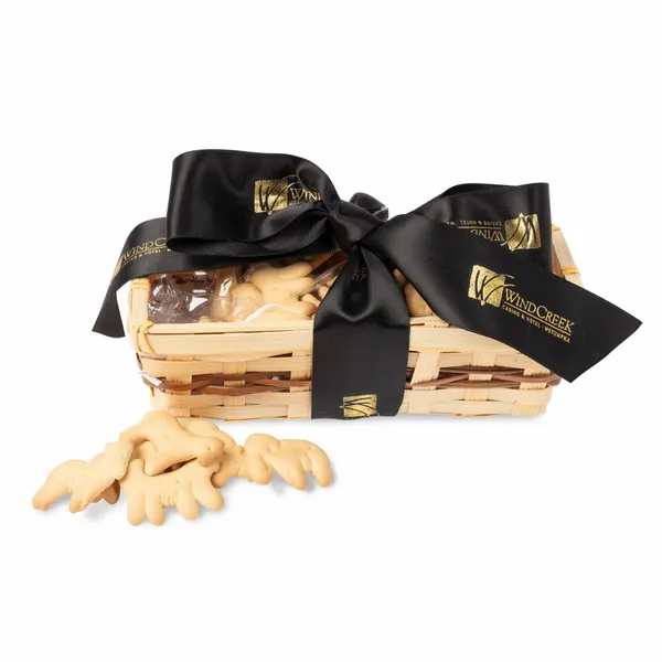 Gift Basket with Animal Crackers - Custom Phone Wallets Now