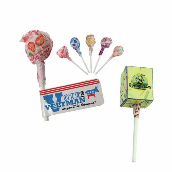 Dum Dum w/ Flag or 4 Color Process Box - Custom Phone Wallets Now