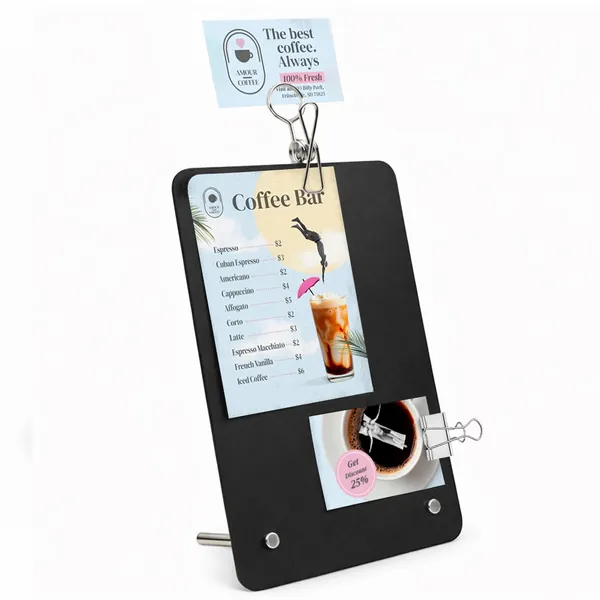 Metal Desk Display - Custom Phone Wallets Now