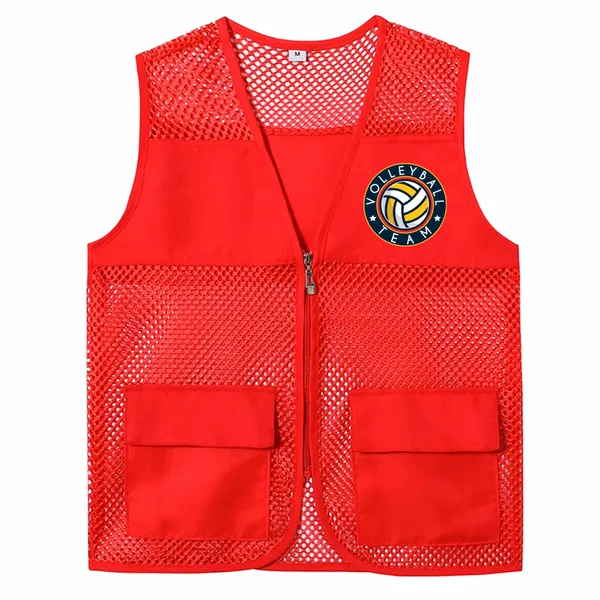Breathable Mesh Vests with Zippers - Custom Phone Wallets Now