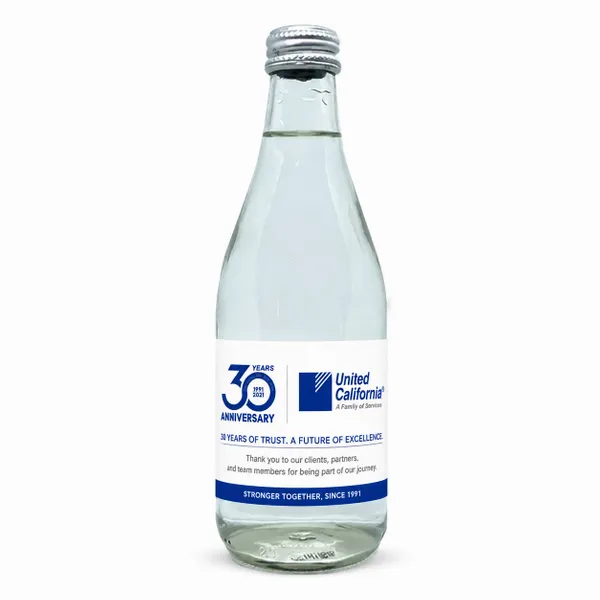 12 oz Glass Water Bottle (GLA12) - Custom Phone Wallets Now