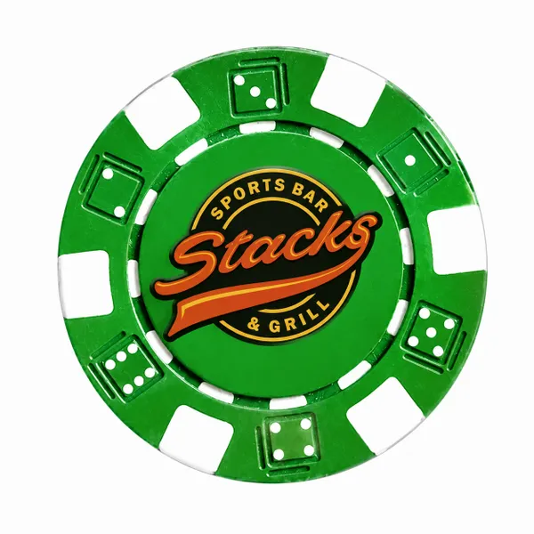 6 Stripe Custom Poker Chips