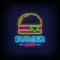 Burger Shop Neon Sign - Custom Phone Wallets Now