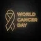 World Cancer Day Neon Sign - Custom Phone Wallets Now