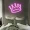 Majestic Pink Crown Neon Sign - Custom Phone Wallets Now