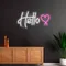 Custom Hello Neon Signs - Custom Phone Wallets Now