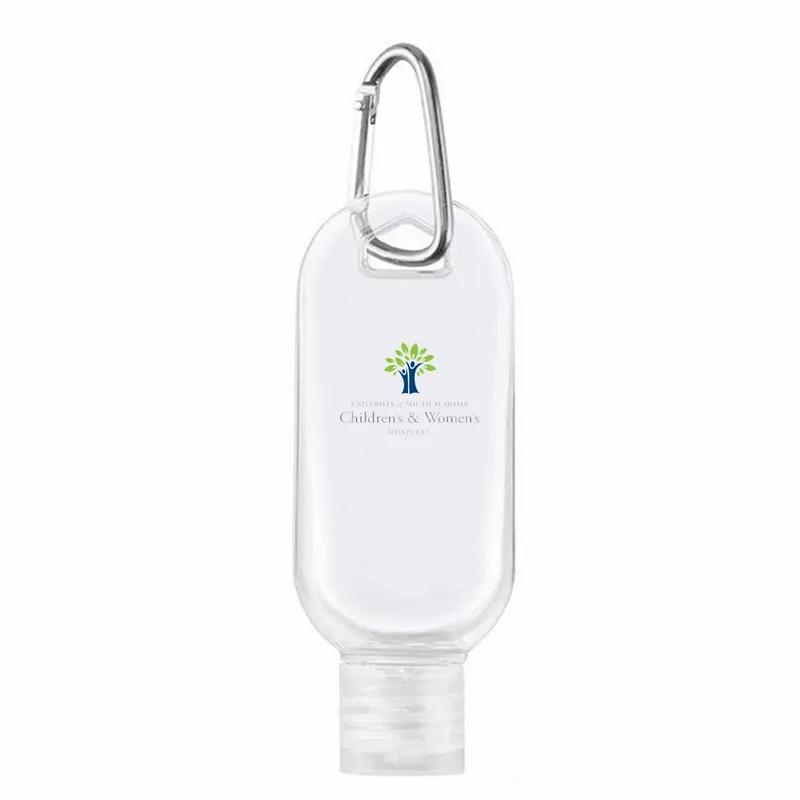 Sanitizer Bottles With Carabiner - Custom Phone Wallets Now