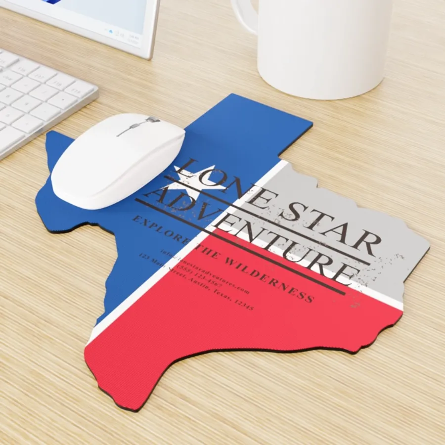Custom Shape Die Cut Mouse Pad - Custom Phone Wallets Now