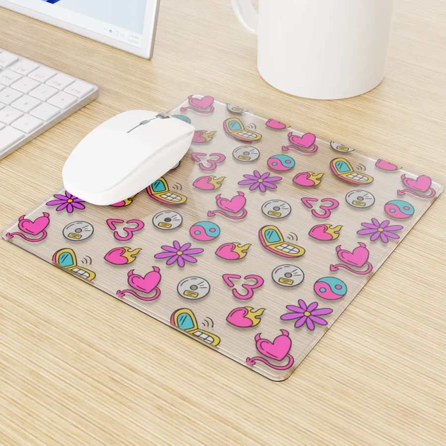 Custom Acrylic Transparent Mouse Pad - Custom Phone Wallets Now