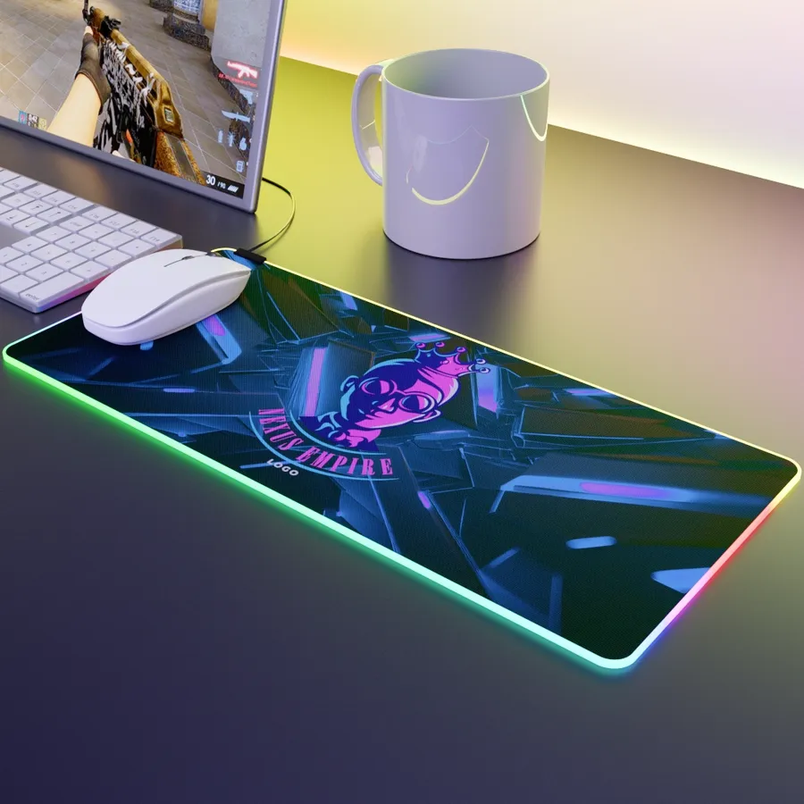 Custom RGB LED Mouse Pad - Custom Phone Wallets Now