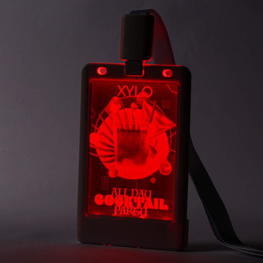Glow Badge Holder - Custom Phone Wallets Now