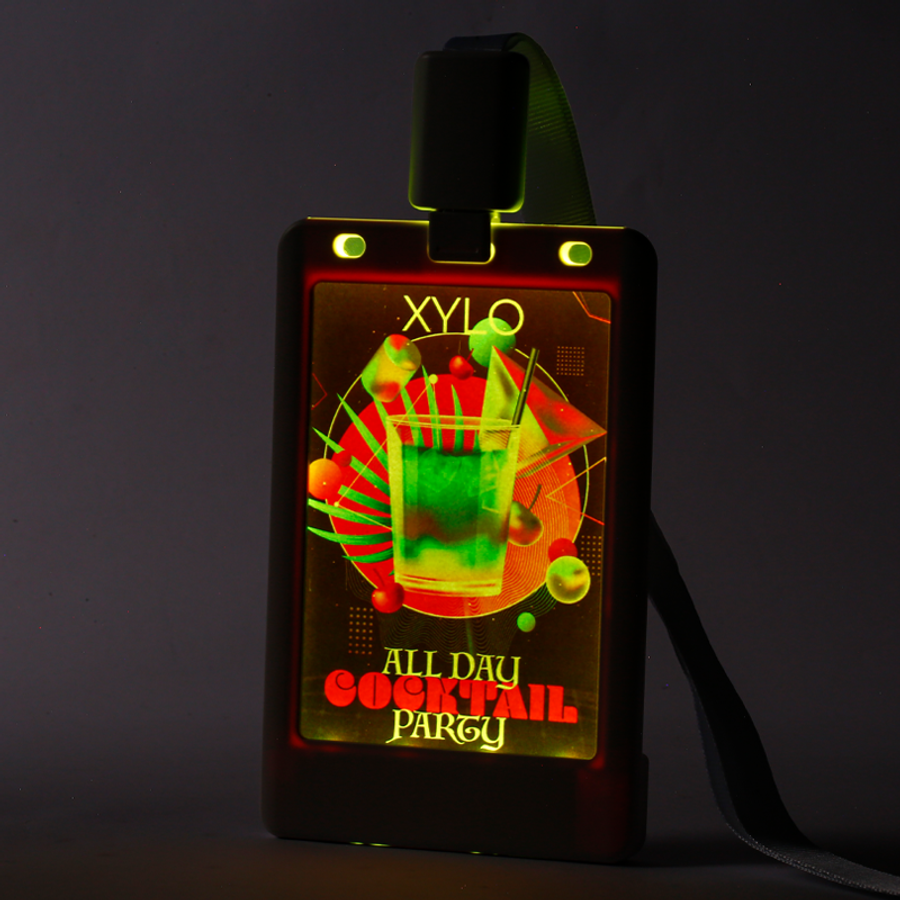Glow Badge Holder - Custom Phone Wallets Now