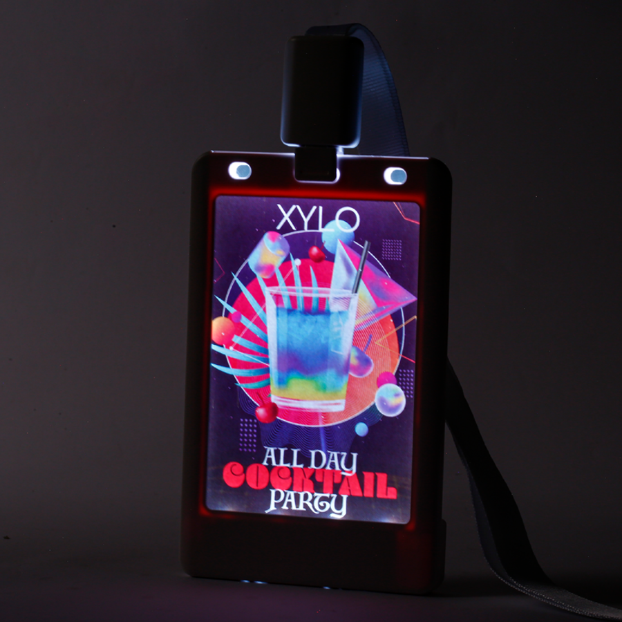 Glow Badge Holder - Custom Phone Wallets Now