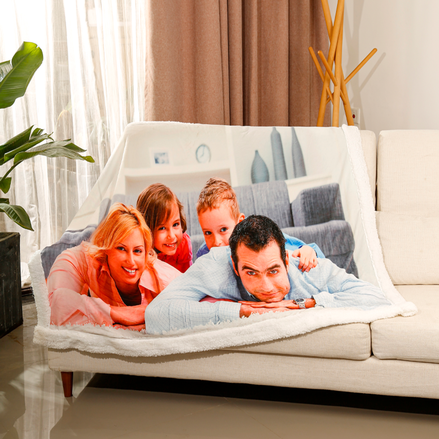 Sherpa Blanket - Custom Phone Wallets Now