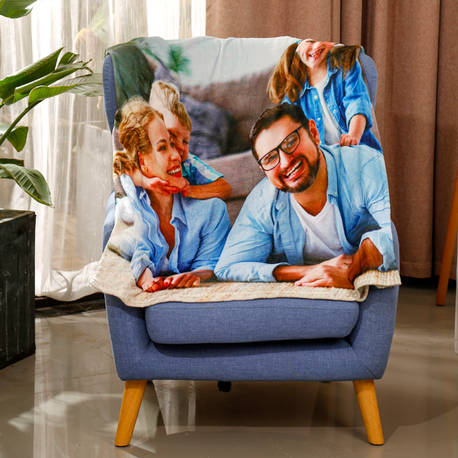 Plush Fleece Blanket - Custom Phone Wallets Now