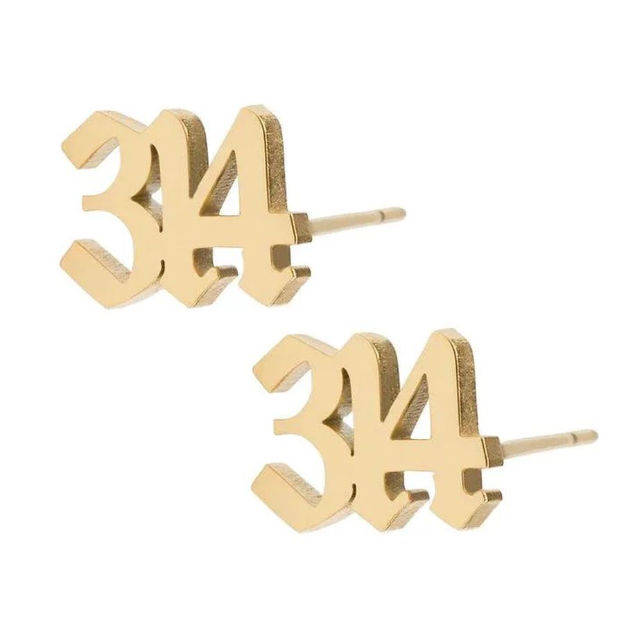 Die Struck Metal Earrings - Custom Phone Wallets Now