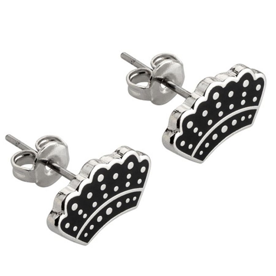 Hard Enamel Metal Earrings - Custom Phone Wallets Now