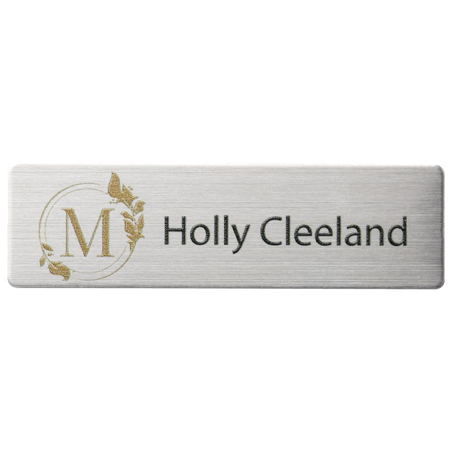UV Printed Name Badges - Custom Phone Wallets Now