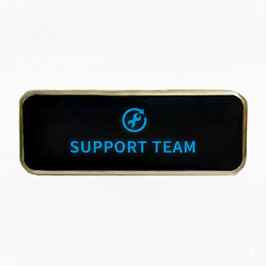 LED Name Badges - Custom Phone Wallets Now