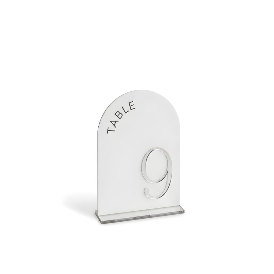 Metallic Table Numbers - Custom Phone Wallets Now