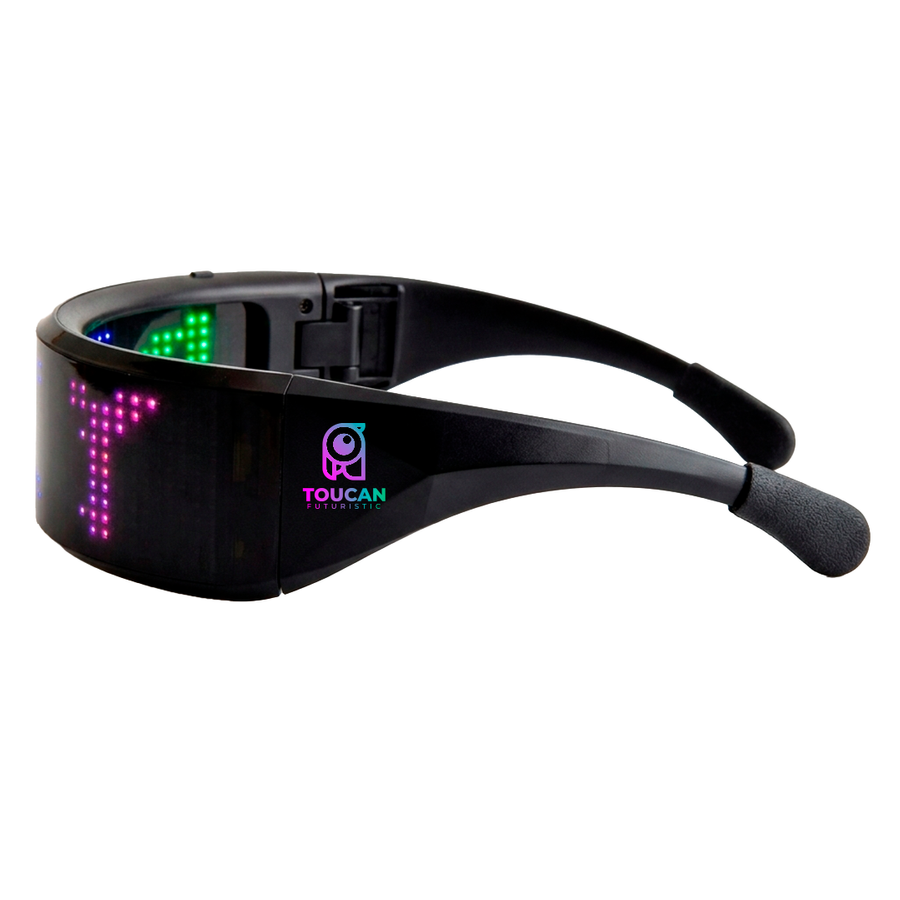LED Light Up Glasses with Bluetooth - Custom Phone Wallets Now