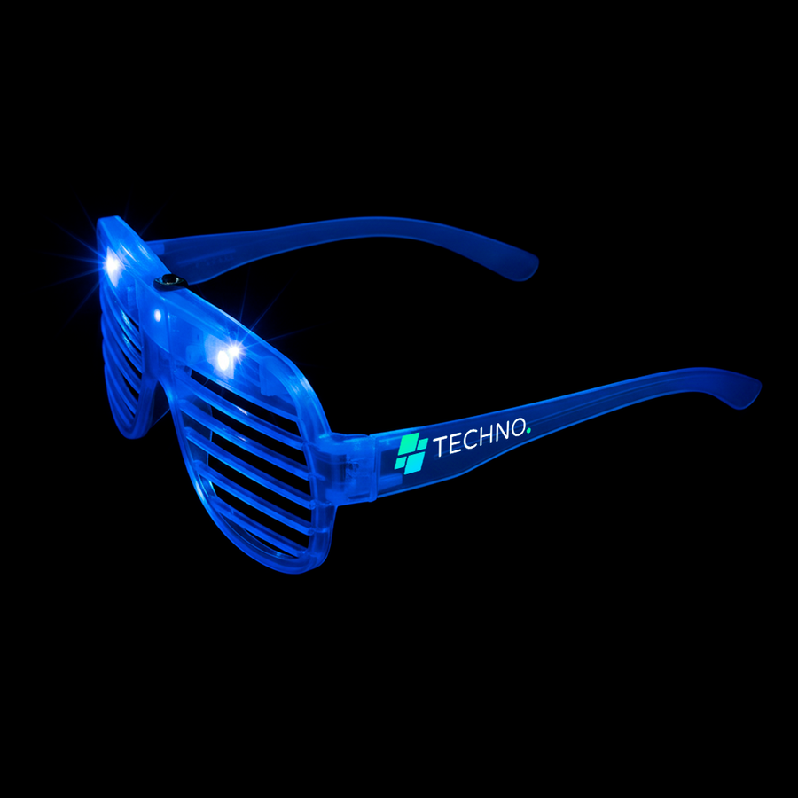 Light-Up LED Slotted Glasses - Custom Phone Wallets Now