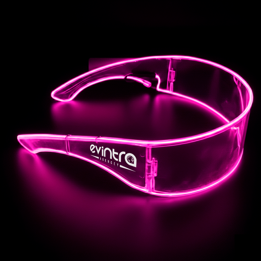 Light Up Cyber Glasses - Custom Phone Wallets Now