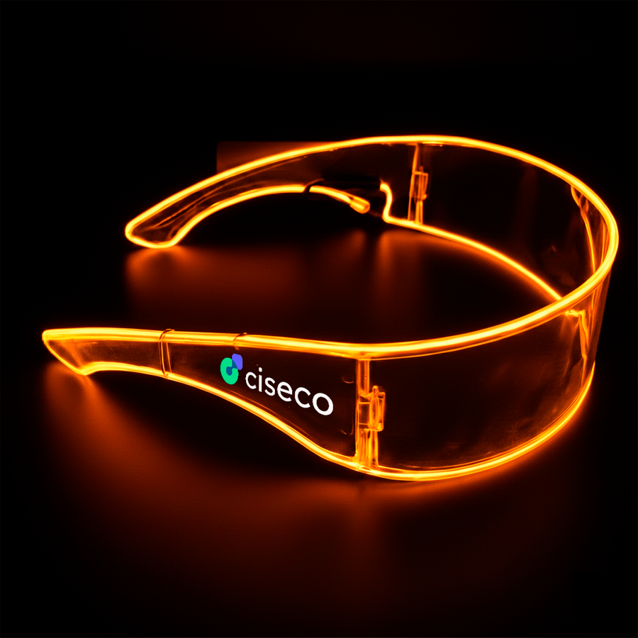 Light Up Cyber Glasses - Custom Phone Wallets Now