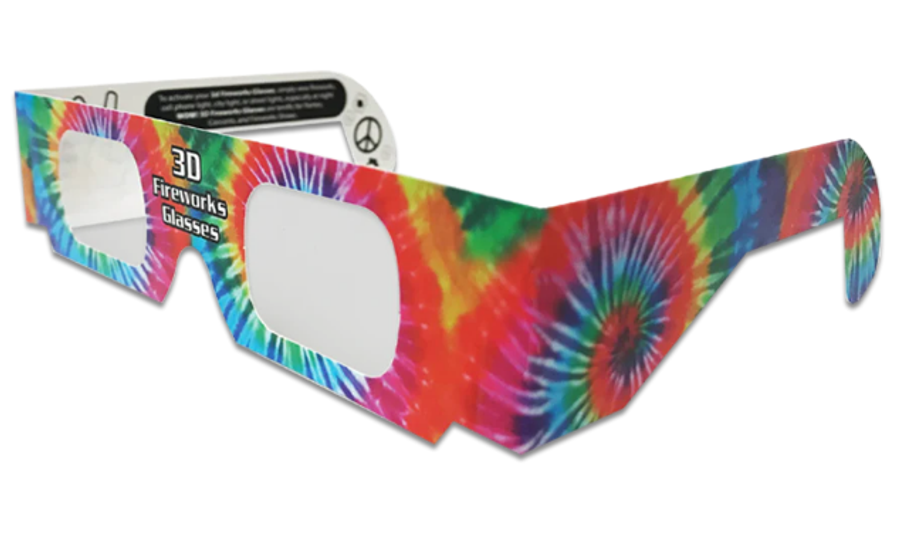 Paper 3D Fireworks Glasses - Custom Phone Wallets Now