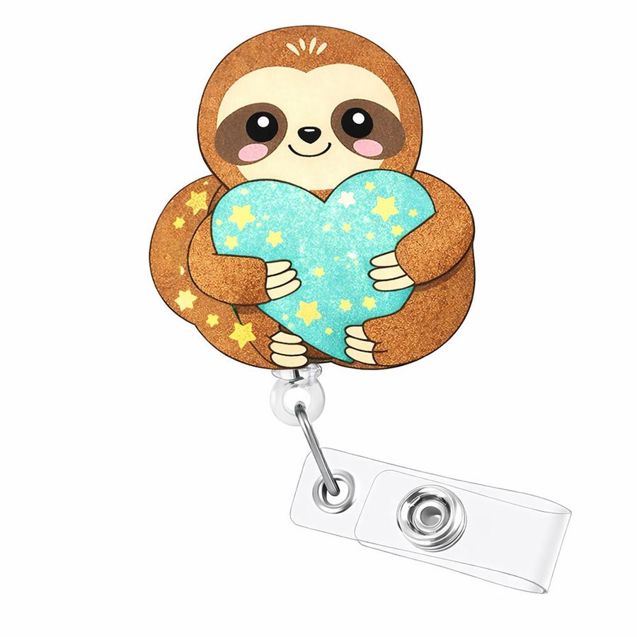 Custom Shape Acrylic Badge Reel - Custom Phone Wallets Now