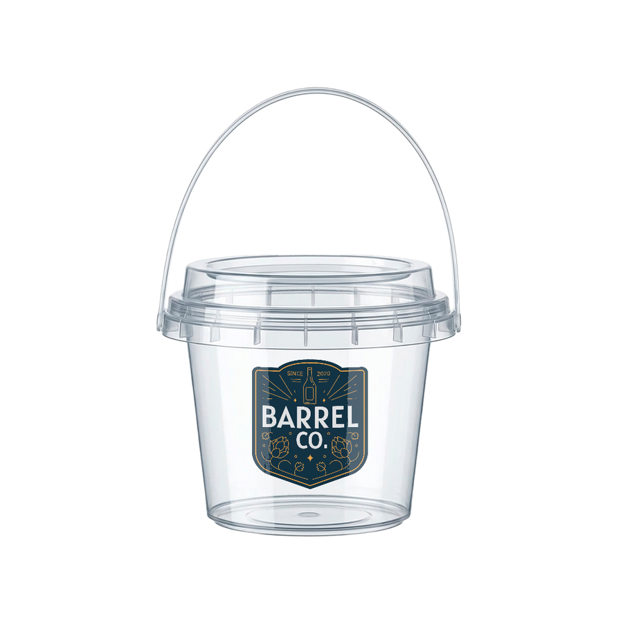 Premium Transparent Drink Buckets - Custom Phone Wallets Now