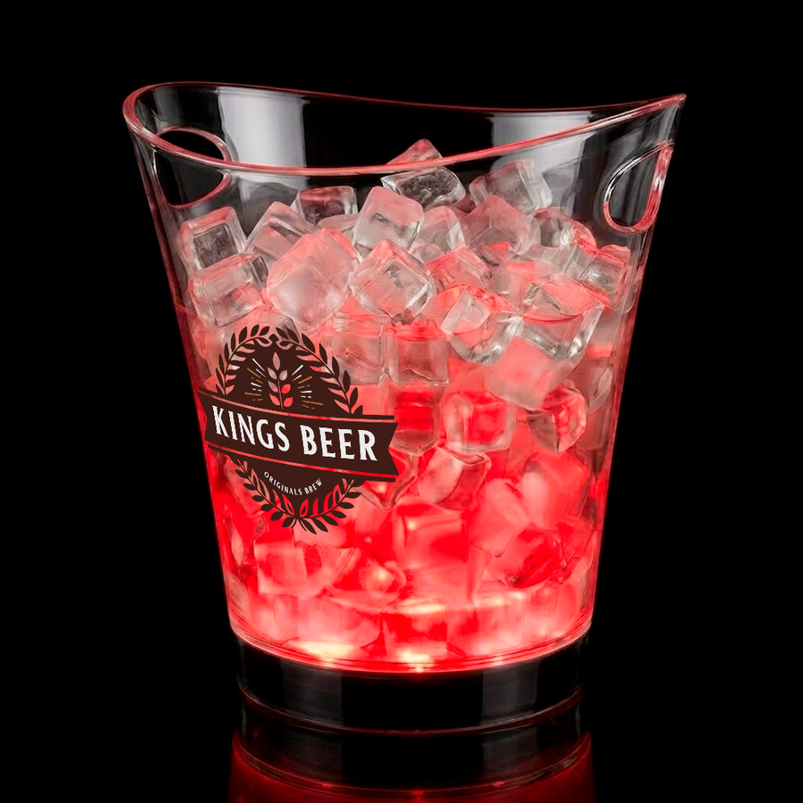 Classic Light-Up Drink Buckets - Custom Phone Wallets Now